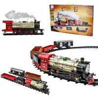 Woopie Klassieke Elektrische Trein met Geluid, Licht en 29 Accessoires