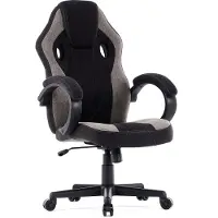 Sense7 Prism - Gamingstoel - Belastbaar tot 120 kg - Ademend HR-schuim - Bureaustoel - Ergonomische Stoel - Max. 180 cm - Zwart en grijs