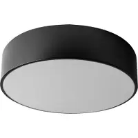 Toolight Plafond Lamp 30cm Rond Zwart Plafond APP640-3C