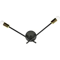 Toolight App1119-2W Wandlamp Zwart 13X60,5X12Cm