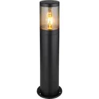 Globo Lighting Zwarte terraslamp Xeloo 50 cm