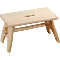 Kesper FSC Houten Voetenbank - Opstapkruk - Opstapje - Houten krukje - Kinder kruk - Voeten bank - Afm. 42 x 21.5 x 20.5 Cm