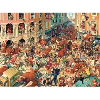 Castorland puzzel Bull Run in Pampeluna - 3000 stukjes legpuzzel.