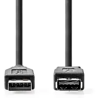 Nedis USB-A verlengkabel | USB3.0 5 Gbps | 10W | zwart | 3 meter