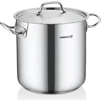 Korkmaz Gastro Proline RVS XXL kookpan/soeppan groot 26L 32 x 32 cm