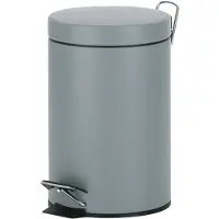 kela Monaco Pedaal Afvalemmer - 3 l - Licht Grijs -