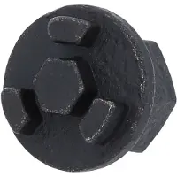 Ks Tools 1501042 150.1042 Vierkant massief 10 mm (3/8 inch) Verwisselbare kop 3/8