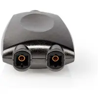 Nedis Premium digitale optische Toslink audio splitter 1 in - 2 uit - passief / zwart
