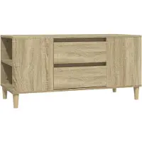 vidaXL Tv-meubel 102x44,5x50 cm bewerkt hout sonoma eikenkleurig