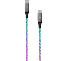 FIXED FIXDLED-CC-RA, 1,2 meter, USB-C, USB-C, Meerkleurig