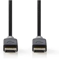 Nedis DisplayPort-Kabel | DisplayPort Male | DisplayPort Male | 2 m / Grijs | 1 stuks - CCBW37000AT20 CCBW37000AT20