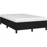 vidaXL Bedframe zonder matras, zwart, 120x190 cm, stof