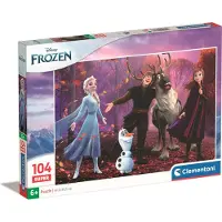 Clementoni - Puzzel - 104 Stukjes - Frozen Disney - Kinderpuzzel - Vanaf 6 jaar