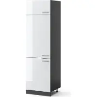 Vicco R-Line Koelkast ombouwkast – 60 cm Wit Hoogglans