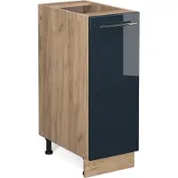 Vicco Fame-Line Keukenkasten – 30 cm zonder werkblad Donkerblauw hoogglans