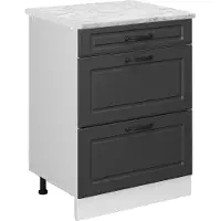 Vicco R-Line Keukenonderkast – 60 cm WB Marmer Antraciet landhuis