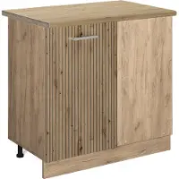 Vicco R-Line Hoekkast – 86 cm, WB Eik Artisanaal eiken