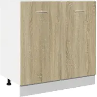 vidaXL Onderkast Lyon, Sonoma-eikenhout, 80x46x81,5 cm, houtvezel
