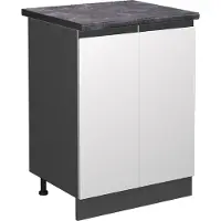 Vicco R-Line Keukenonderkast – 60 cm, WB Antraciet Wit