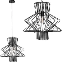Toolight App1458-1Cp Hanglamp Zwart 45X45X43Cm