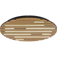 Paul Neuhaus Ronde Plafondlamp Q Akustik Ø 60cm Hout