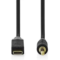 Nedis USB-C Adapter | USB-C Male | 3,5 mm Male | 1 m | Verguld | 1 stuks - CCBW65950AT10