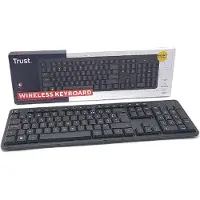 Trust Frans Azerty Draadloos Toetsenbord Ody II Zwart
