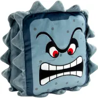 Tomy Super Mario Mocchi-Mocchi Mega Knuffel Figure Thwomp 38 cm Knuffeles