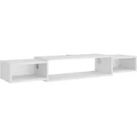 Vicco Nordic TV-meubel – 139.7 x 20.3 cm met open vakken Wit