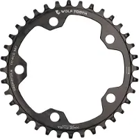 Wolf Tooth 110 BCD Gravel / CX / Road Kettingblad Drop-Stop B Zwart || Maat: 52