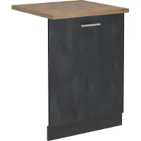 Vicco R-Line Vaatwasserfrontpaneel – 60 cm, WB Eik Zwart beton