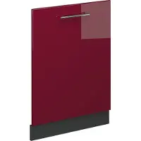 Vicco Fame-Line Vaatwasserfrontpaneel – 60 cm zonder werkblad Bordeauxrode hoogglans