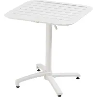 Oviala - Luie tafel 70 x 70 cm wit - Almada