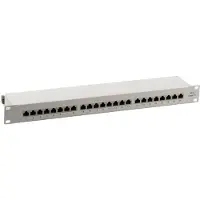 Generique EFB-Elektronik Tableau de connexions montable sur rack RJ-45 X 24 noir, RAL 9005 1U 19