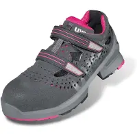 Uvex 1 dames veiligheidssandaal 8560, S1 SRC, conform EN ISO 20345:2011, grijs, maat 43