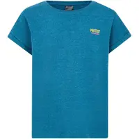 Protest T-shirt blauw Meisjes Katoen Ronde hals Backprint - maat 116