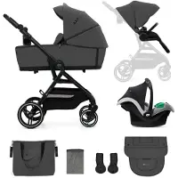 Kinderkraft Kinderwagen YOXI 3in1 Moonlight Grey