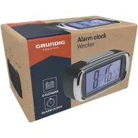Grundig Wekker Digitaal Zwart zwart Kunststof Wekker