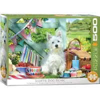 Eurographics Puzzel: Hond op een picknick, XL, 500 stukjes