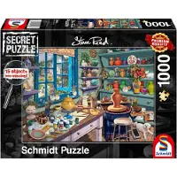 Schmidt - Legpuzzel - Kunstenaarsatelier - Steve Read - 1000 stukjes - Volwassenen - vanaf 12 jaar