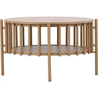 Ebuy24 Rubbo salontafel 1 plank naturel.