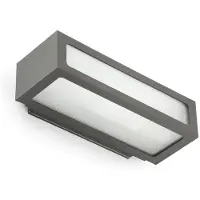 Faro 70887, Wandlamp voor buiten, donkergrijs, aluminium, IP54, klasse I, E27