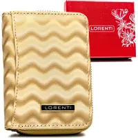 Elegante 5157-WAV-4362 - Portemonnee Dames - Goud - Leer - Verticaal & RFID
