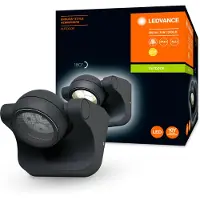 Ledvance LED Wandlamp Endura Stijl Hemisphere Donker Grijs 6W 450lm - 830 Warm Wit
