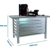 Simonwork (bancos De Trabajo) Bt6 Pro 5box Werkbank 830x1200x730 Mm