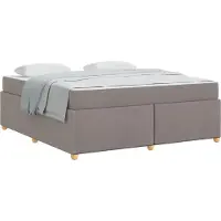 vidaXL Bedframe Taupe 180 x 200 cm Stof