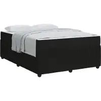 vidaXL Bedframe Zwart 140 x 200 cm Stof