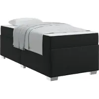 vidaXL Bedframe Zwart 80 x 200 cm Stof