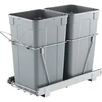 Vevor 27 Qt + 27 Qt uittrekbare prullenbak voor keukenkastjes
