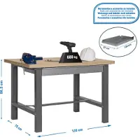 Simonwork (bancos De Trabajo) Bt6 Box Werkbank 865x1200x750 Mm
